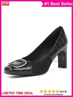 Women's Orthotic Heels Comfortable Bunion Pumps Work Shoes